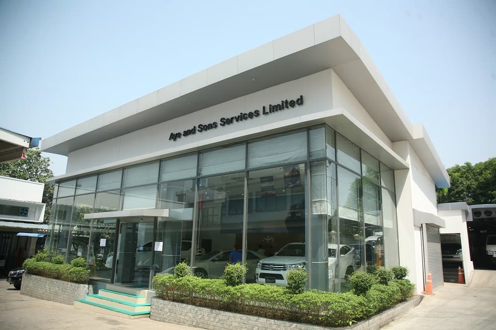 Showroom & Service Station - Toyota Aye and Sons